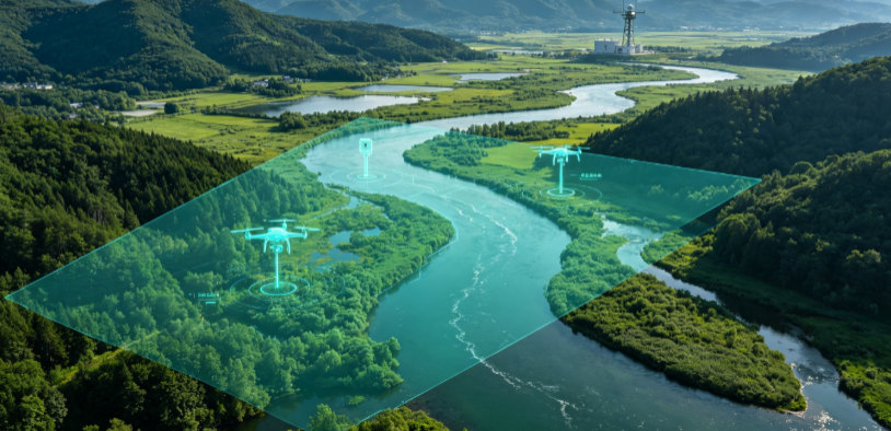博湖县GEO 全域空间监测筑牢生态屏障，空间技术支撑环境治理与灾害防御